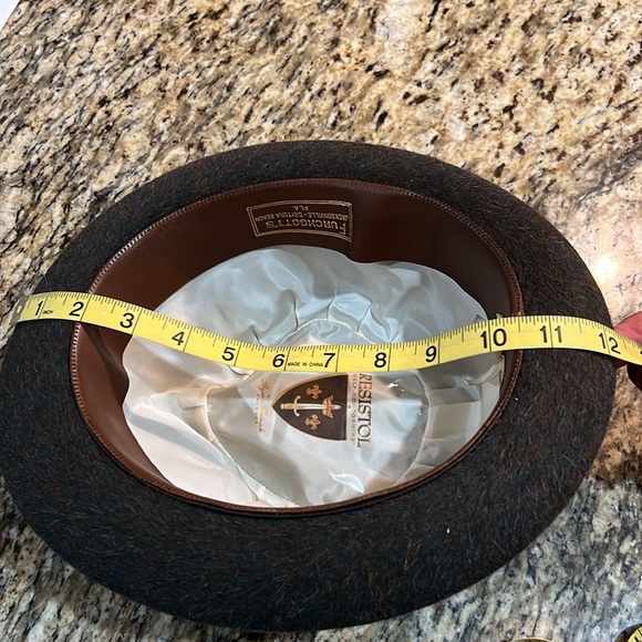 Vintage Mens Wool Fedora Hat - Picture 13 of 15